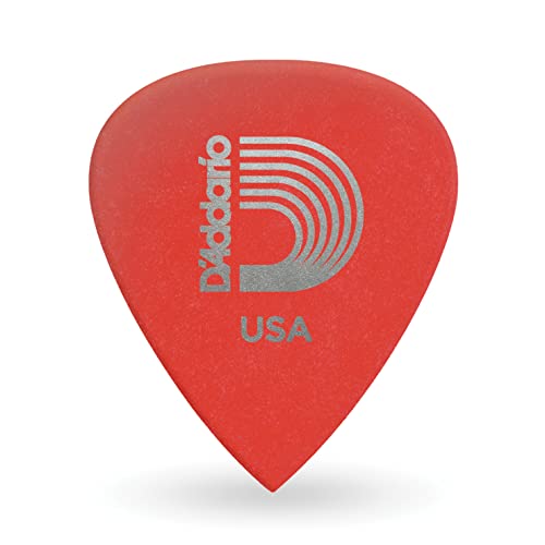 Planet Waves 6DRD1-25 Picks Duralin Precision Picks Red 25 Picks Standard Shape in Super Light von Planet Waves