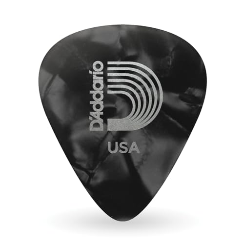 Planet Waves Hart-Plektren, Perlschwarz, 25 Stück Planet Waves Hart-Plektren, Perlschwarz, 25 Stück von Planet Waves