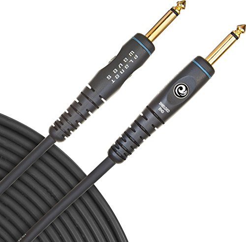 Planet Waves PW-G-05 Custom Series Cables Instrumentenkabel, schwarz, 1,5 m (5 Fuß) von Planet Waves