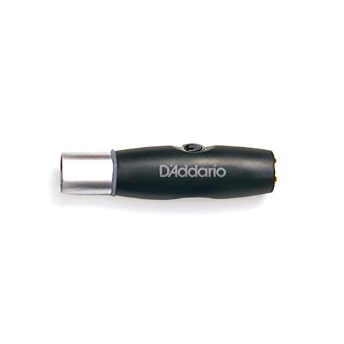Planet Waves PW-P047Z Single Adapter XLR Male - Klinke Female, Stereo Schwarz von Planet Waves