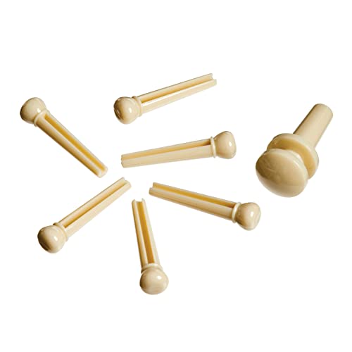 Planet Waves PWSP11 7 Plastik Brückenpins + Plastik Endpin Elfenbein von Planet Waves