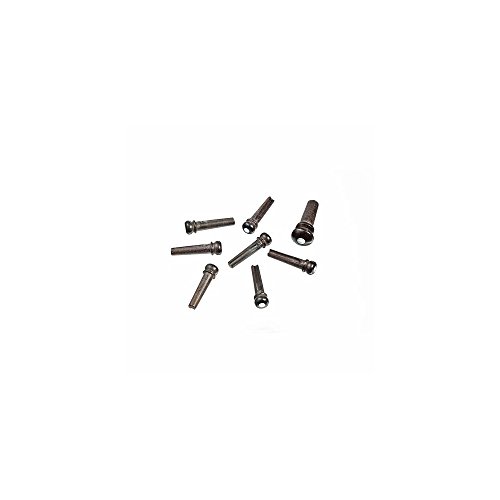 Planet Waves PWSP3 7 Ebenholz Brückenpins + 1 Ebenholz Endpin mit Pearl Inlay von Planet Waves