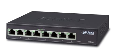 Action GSD-805 1000T 8P Planet Gigabit Ethernet Switch (1000Mbps, 8-Port) von Planet