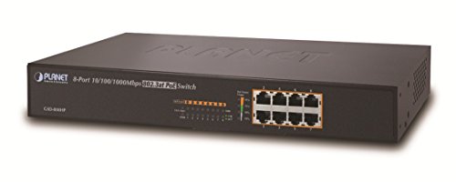 Action GSD-808HP 1000T 8P Planet PoE Gigabit Switch (8-Port) von Planet