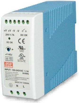 PLANET 60W 24 V DC Power Supply PLANET Industrial Din-Rail Power Supply, 60W, 24V DC Single Output, -10 ~ 60 degrees C (PWR-60-24) von Planet