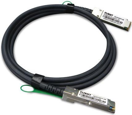 PLANET CB-DAQSFP-2M InfiniBand-Kabel QSFP+ Schwarz - Grau (CB-DAQSFP-2M) von Planet