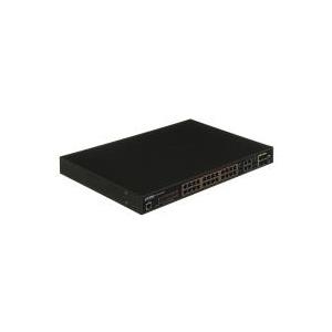 PLANET GS-4210-24PL4C - Switch - managed - 24 x 10/100/1000 (PoE+) + 4 x Kombi-Gigabit-SFP - Desktop, an Rack montierbar - PoE+ (440 W) (GS-4210-24PL4C) von Planet