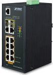 PLANET IGS-4215-8P2T2S - Switch - managed - 8 x 10/100/1000 (PoE+) + 2 x 10/100/1000 + 2 x 1000Base-X SFP - an DIN-Schiene montierbar, wandmontierbar - PoE+ - Gleichstrom (IGS-4215-8P2T2S) von Planet