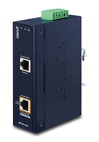 PLANET IPOE-162 Network Switch Gigabit Ethernet (10/100/1000) Power Over Ethernet (PoE) Black von Planet