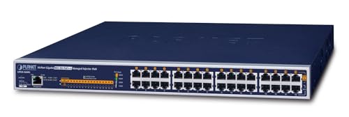 PLANET UPOE-1600G Network Switch Managed Gigabit Ethernet (10/100/1000) Power Over Ethernet (PoE) 1U Blue von Planet