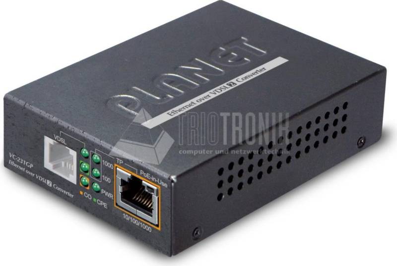 PLANET VC-231GP - Medienkonverter - GigE, Ethernet over VDSL2 - 10Base-T, 100Base-TX, 1000Base-T, VDSL2 - RJ-45 / RJ-11 - bis zu 1,4 km (VC-231GP) von Planet