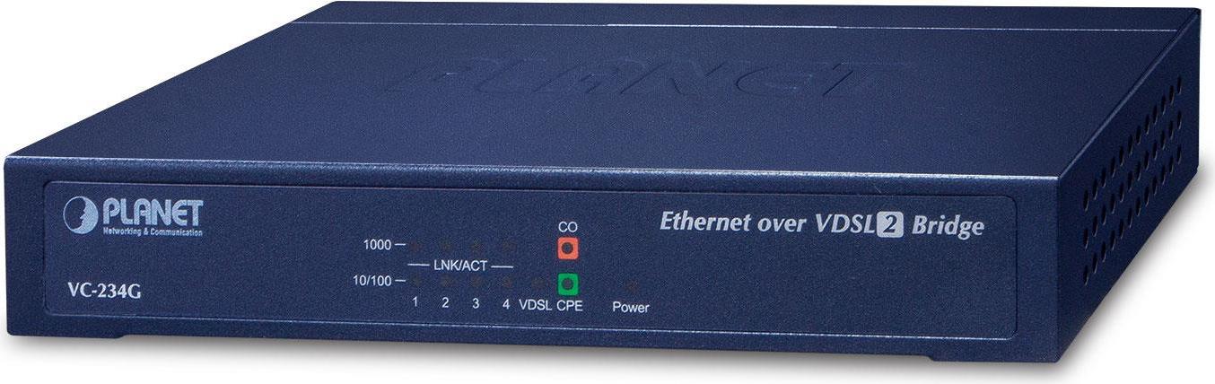 PLANET VC-234G Bridge & Repeater Netzwerkbrücke 1000 Mbit/s Blau (VC-234G) von Planet