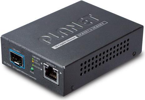 PLANET XT-705A - Medienkonverter - 10 GigE, 5 GigE, 2,5 GigE - 100Base-TX, 1000Base-T, 10GBase-X, 10GBase-T, 2,5GBase-T, 5GBase-T - SFP+ / RJ-45 (XT-705A) von Planet