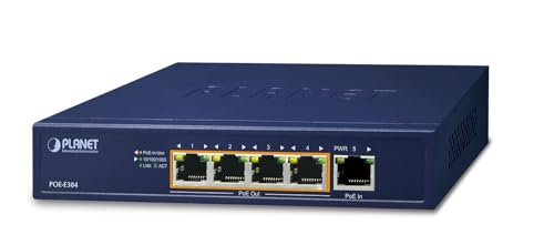 Planet 1-Port Ultra PoE to 4-Port 802.3af/at Gigabit PoE von Planet