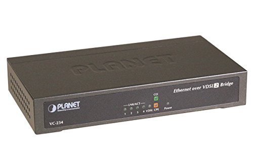 Planet 100/100 Mbps Ethernet (4-P LAN) to VDSL2 Bridge - 30a von Planet