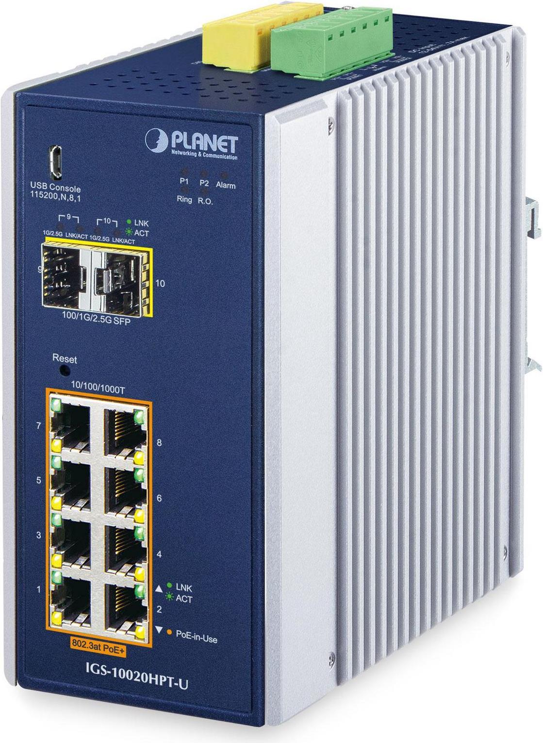 Planet DIN-Rail L2+/L3 Manageable (IGS-10020HPT-U) von Planet