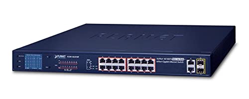 Planet FGSW-1822VHP Ethernet-Kombi-Switch, Schwarz von Planet