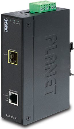 Planet IGT-805AT - 1000Base-BX - 1000Base-LX - 1000Base-SX - verkabelt - SFP - -40 - 75 °C - -40 - 75 °C - 5 - 95% (IGT-805AT) von Planet