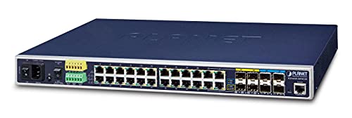 Planet IP30 19 Rack Mountable Ind L3 Managed Core Ethernet, IGS-6325-20T4C4X (L3 Managed Core Ethernet Switch, 24 * 1000T with 4 Shared 100/1000X SFP + 4 * 10G SFP+ (-40 to 75 C, AC) von Planet