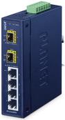 Planet Industrial 4-Port Ring Ethernet Switch IFGS-620TF - Switch - 4-Port (IFGS-620TF) von Planet