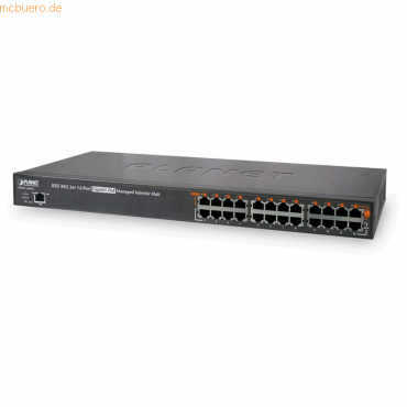 Planet PLANET 12x Gigabit IEEE 802.3at PoE+ Managed Injektor Hub 360W Planet PLANET 12x Gigabit IEEE 802.3at PoE+ Managed Injektor Hub 360W von Planet