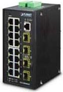 Planet Technology Corp. PLANET Industrial 16-Port 10/100/1000T + 4 100/1000X SFP (IGS-20040MT) von Planet