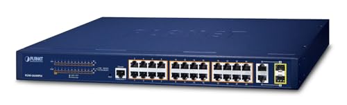 Planet Web Smart Fast Ethernet PoE Switch 24-Port RJ45 2-Port SFP Half Powered Rack Mount 420W Planet Web Smart Fast Ethernet PoE Switch 24-Port RJ45 2-Port SFP Half Powered Rack Mount 420W von Planet