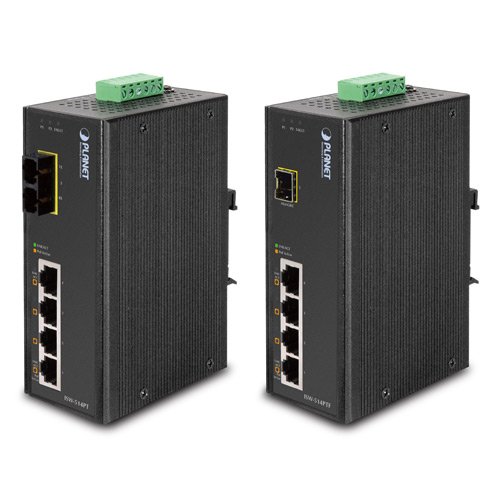 Planet isw-514ptf Fast Ethernet (10/100) Verbindung Ethernet, unterstützt die Stromversorgung über diesen Port (PoE) schwarz Netzwerk Switch – Switches Netze von Planet
