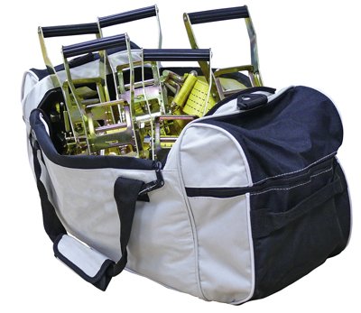 PLANETA E00066 Zurrgurtpaket B, 6 Stück RG 4000 A (2-Teilig), Bandbreite 50 mm, Zugkraft 4000 daN, Länge 8 m von Planeta