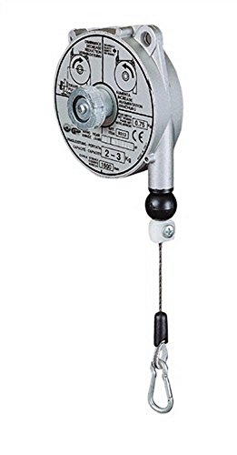 PLANETA G30000 Federzug mit Aluminium-Druckguss-Gehäuse, TCN 9311, Tragfähigkeit 0.4 kg-1.0 kg, Seillänge 1.6 m, Edelstahl-Drahtseil Durchmesser 2.0 mm von Planeta