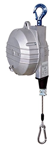 PLANETA G30131 Federzug mit Aluminium-Druckguss-Gehäuse, TCN 9355EX, Tragfähigkeit 7.0-10.0 kg, Seillänge 2.0 m, Edelstahl-Drahtseil Durchmesser 3.0 mm von Planeta