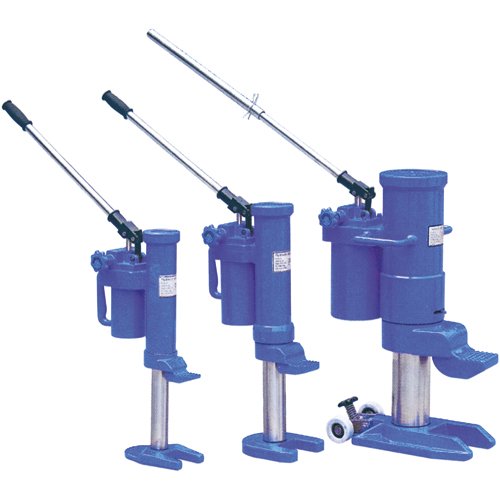 Planeta K00021 Maschinenheber, TYP HM-5, Tragfähigkeit 5 t, Hubhöhe der Klaue 25 - 230 mm, Hubhöhe des Kopfes 368 - 573 mm, Gewicht 25 kg von Planeta