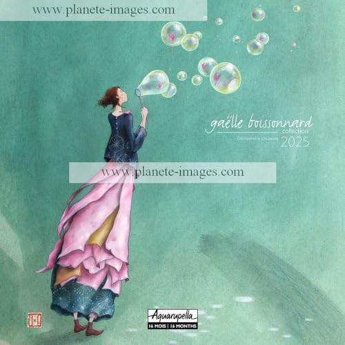 Kalender 2025 Gaëlle Boissonnard – Pusten – 30 x 30 cm (Gd Mod) – 22845 – Versand am selben Tag. von Planète Images