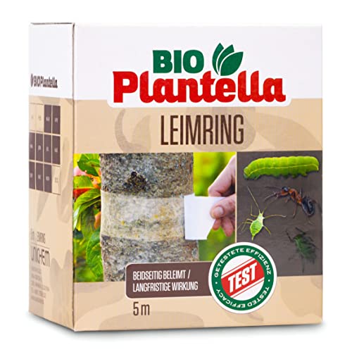 Bio Plantella Leimring für Obstbäume - einfache Handhabung 5 Meter - Extra Breiter Leimring zum Schutz vor einer Vielzahl von Schädlingen - Raupenleim Bio Plantella Leimring für Obstbäume - einfache Handhabung 5 Meter - Extra Breiter Leimring zum Schutz vor einer Vielzahl von Schädlingen - Raupenleim von Plantella