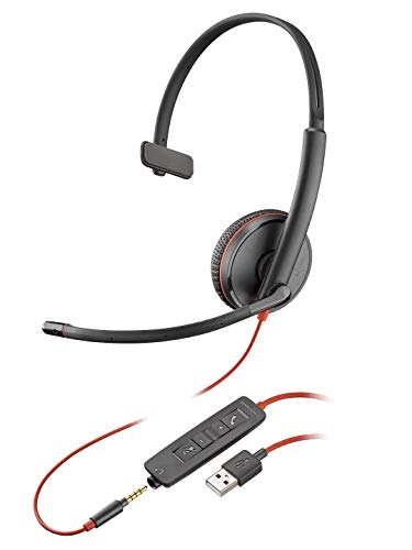 Plantronics 209746-101 Blackwire UC-Kopfhörer C3215, schwarz von Plantronics