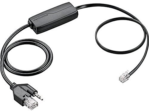 Plantronics 87327-01 EHS-Modul APD-80 für Savi und CS500 Serie (Grandstream), Schwarz von Poly