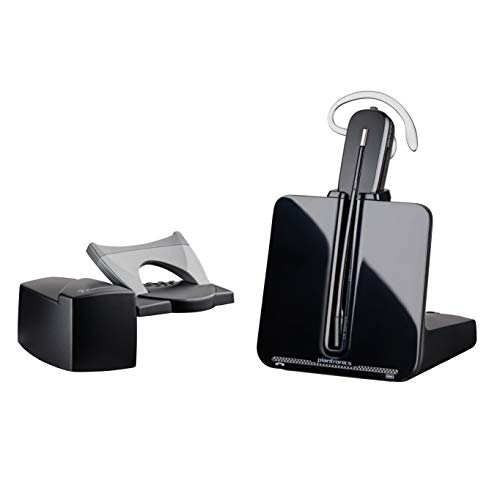 Plantronics B2B Poly DECT Headset CS540 + Handhörerlifter HL-10, Schwarz von Plantronics