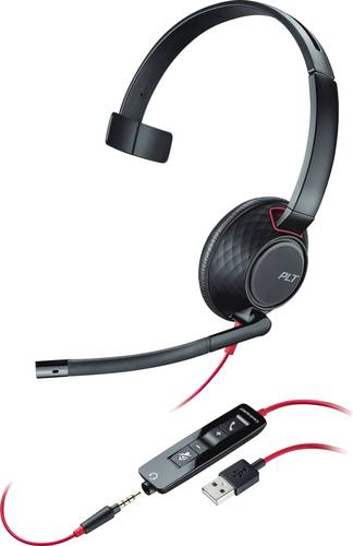 Plantronics BLACKWIRE 5210 Telefon On Ear Headset kabelgebunden Mono Schwarz Mikrofon-Rauschunterdr� von Plantronics