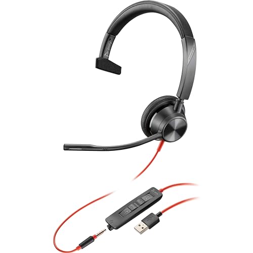Plantronics Blackwire 3315 USB-A Headset, Mono, USB Typ A von Plantronics