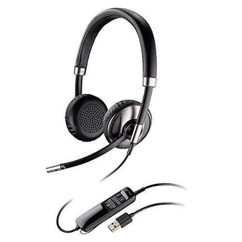 Plantronics C720 Binaural USB Kopfhörer, Schwarz von Plantronics