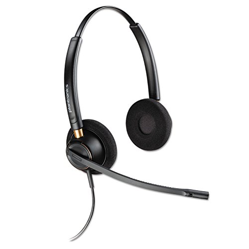 Plantronics HW520 Binaural QD Kopfhörer Schwarz von Plantronics