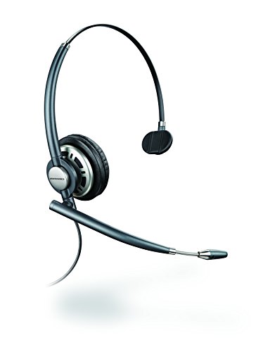 Plantronics HW710N Monaural QD Kopfhörer, Anthrazit von Poly
