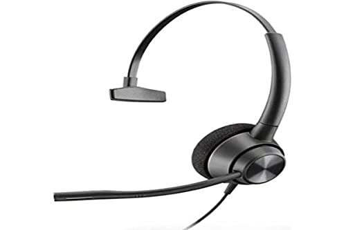 Plantronics Mono-Headset EncorePro 310 monaural mit QD-Anschluss, Schwarz von Plantronics