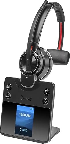 Plantronics Poly DECT Headset Savi 8410 Office monaural, Schwarz von Plantronics