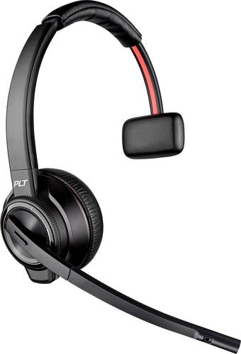 Plantronics Savi W8210 Telefon On Ear Headset Bluetooth®, DECT Mono Schwarz Noise Cancelling Mikrof von Plantronics