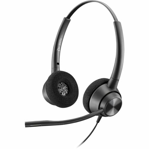 Plantronics Stereo-Headset EncorePro 320 binaural mit QD-Anschluss, Schwarz von Plantronics