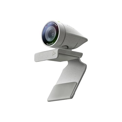 Poly Studio P5 – Professionelle HD-Webcam (Plantronics) – HD-Videokonferenzkamera mit 1080p von Plantronics