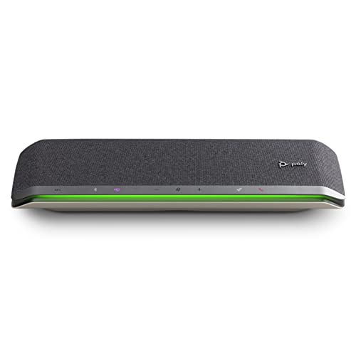 Poly - Sync 60 Smart Speaker-Phone (Plantronics) für Flexibles Arbeiten - Anschluss an PC/Mac mit USB-A/USB-C-Kabel, Smartphones via Bluetooth - Teams (zertifiziert) von Plantronics