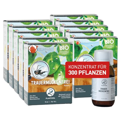 Plantura Bio-Trauermückenfrei Neem, hochwirksames Gießmittel gegen Trauermücken aus Neem, 750 ml für ca. 300 Pflanzen Plantura Bio-Trauermückenfrei Neem, hochwirksames Gießmittel gegen Trauermücken aus Neem, 750 ml für ca. 300 Pflanzen von Plantura