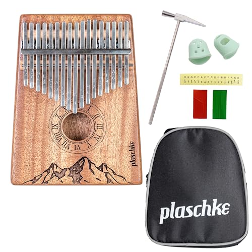 Alp-Gold Kalimba, 17 Keys, Daumenklavier, Finger Piano, Mbira, mit Tasche. Aus Südtirol von Plaschke Instruments